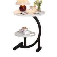 Table console mobile en acier inoxydable, design moderne multifonctionnel pour chambre, salon, entrée, villa, petit mobilier de maison