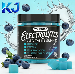 Gummies multivitaminées électrolytes OEM, 120 unités, pour l'hydratation, l'énergie et le soutien musculaire, complément alimentaire en vitamines et minéraux - Product Image 1