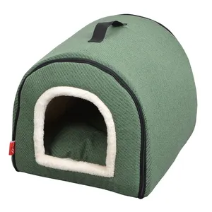 宠物床洞穴睡袋可折叠宠物狗床猫床的宠物猫狗用品