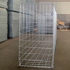 Cesta de gaviones galvanizado 1m x 1m x 0,5 M fabricante de instalación de cesta de gaviones protección de ribera gavión soldado - Product Image 3