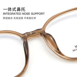 กรอบแว่นตาทรงรี Wy 3047 สีน้ำตาล วัสดุ TR90 น้ำหนักเบา สำหรับทุกเพศ แบบเต็มกรอบ เลนส์อะคริลิก ผลิตที่เมืองตันหยาง - Product Image 4