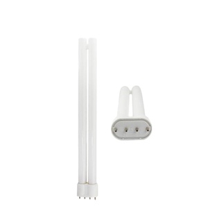 Tube fluorescent en verre 2G11PL-L H en forme de U, 18W, 24W, 36W, <span class=keywords><strong>55W</strong></span>, 4 broches, à brancher, lampes à économie d'énergie, CFL-<span class=keywords><strong>PLL</strong></span> - Product Image 3