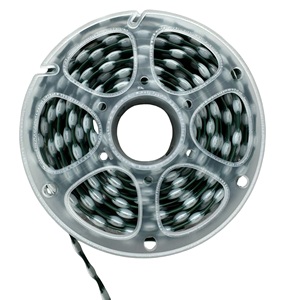 Aoying DC12V 1000Pixel Green Wire Dual Signal 4Pin LED Pebble Seed Pixel String Light 10CM Espaciado RGBIC Direccionable Fairy Light - Product Image 2