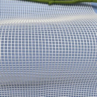 Tissu en maille hexagonale à gros trous 100 % polyester blanc 130 g/m² 3 mm pour sacs à linge et sacs de rangement