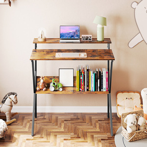 Moderno semplice scrivania in legno per l'home Office estensibile con lo stile del pannello per uso camera da letto commercio estero all'ingrosso - Product Image 2