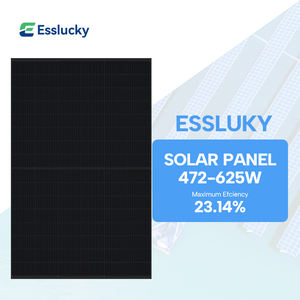 ระบบผลิตไฟฟ้าพลังงานแสงอาทิตย์และพลังงานลมแบบไฮบริด ESSLUCKY ชนิด N-TYPE โมโนคริสตัลไลน์ 575-625 วัตต์ พร้อมแผงอินเวอร์เตอร์แบบสายพานและแผงควบคุมความร้อน - Product Image 1