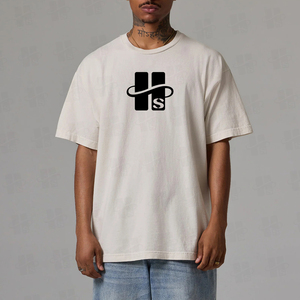 Fabricante de Ropa OEM, Camiseta Personalizada con Impresión DTG para Hombre, Manga Corta, Ecológica, Transpirable, 100% Algodón, Corte Holgado, Verano - Product Image 2