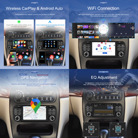 Hikity pour Chrysler Jeep Dodge 5 ''8-core Android Autoradio Stéréo Sans Fil Carplay Android Auto GPS WIFI 4G Autoradio Vente en Gros