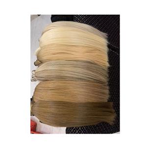 Extensions de cheveux doublement étirés 13A russes européens de qualité exportée Trame de génie ondulée et style crépus Meilleur prix Cheveux humains en vrac - Product Image 1
