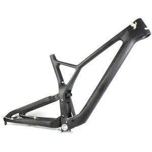High quality MTB carbon frame set with Full suspension mountain bike carbon frame 29er and 27.5 tire with BSA BB