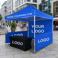 Tente en tissu Oxford personnalisée avec logo, directement de l'usine – Utilisation intérieure/extérieure, achat en gros pour événements de camping et locations commerciales en plein air