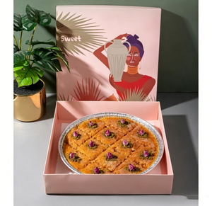 Caja de Regalo Elegante con Surtido de Dulces <span class=keywords><strong>Edi</strong></span> Mixed Gourmet, Knafeh/Kunafa/Kunafe Baklava - Product Image 2