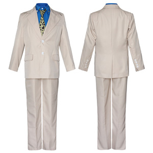 Costume de Cosplay Jujutsu Kaisen, ensemble complet pour hommes, Costume de jeu de rôle Anime, tenue beige en deux pièces, printemps 2022 - Product Image 1