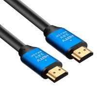 Câble HDMI 2.0 Ethernet plaqué or de qualité supérieure 4K 8K 30HZ 60Hz Mâle-Mâle pour Ordinateur Portable Moniteur PS5 PS4 Xbox - Emballé pour Usage Domestique