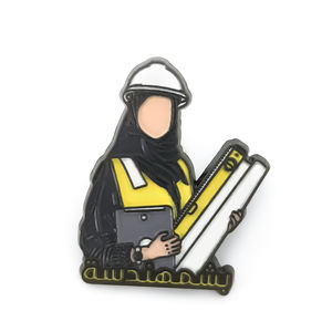 Pas cher prix <span class=keywords><strong>Souvenir</strong></span> Badge je suis un ingénieur concepteur <span class=keywords><strong>photographe</strong></span> peintre cadeaux de remise des diplômes épingles en émail métal fer autocollants personnalisés - Product Image 6