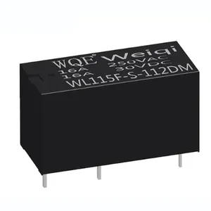Weiqi 16a 16 amp 5/6/9/12/18/24/48/60/110 vdc 4/5/6/8 pin relay power relay pcb relays