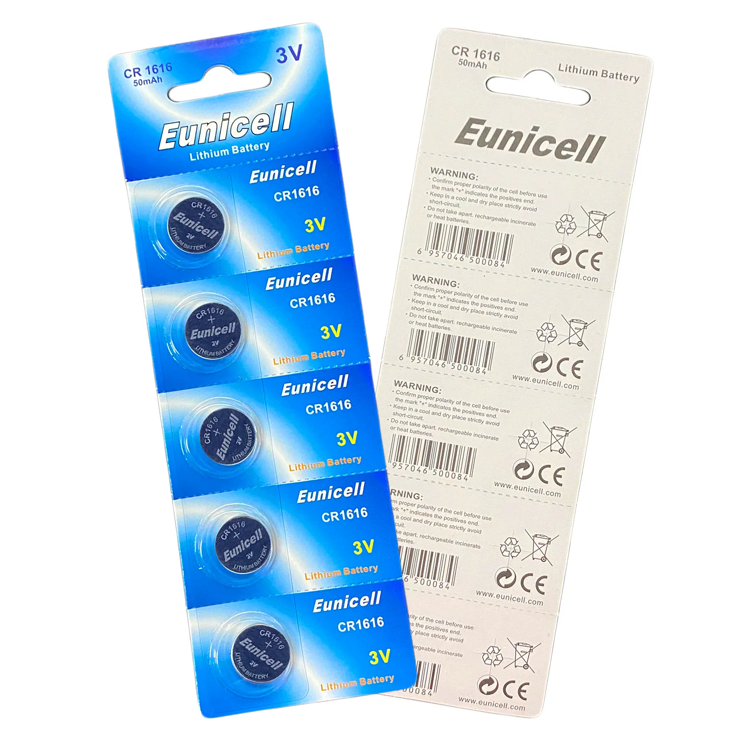 Best seller Eunicell 3v lithium button cell batteries CR1616 CR1620 with MSDS UN38.3