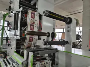 Automatic Foil Cold Stamping Machine Shrink Film paper Label Plastic Card Pvc Flexo Printing Machine