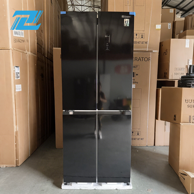 D 450L Factory OEM Storage Commercial Four Doors Refrigerators Bottom Freezer Fridge for Home Refrigerators
