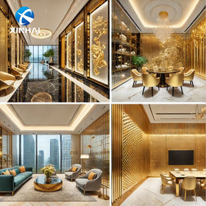 맞춤형 부드러운 전신 큰 웨딩 장식 벽 청동 거울 전체 황금 아크릴 시트 2mm - Product Image 6