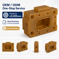 Boîtier de connecteur de capteur PEI usiné sur mesure par CNC pour instruments analytiques avec résistance à la chaleur