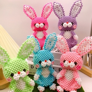 Factory <b>Customized</b> Cute Big Bunny Home Decoration Kids Girl Birthday Gifts Graduation Gift Handmade Rabbit <b>Keychain</b> for Souvenir - Product Image 2