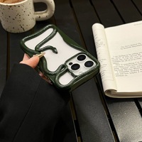 Coque de téléphone antichoc de luxe électroplaquée Snake Designers Holo Venting pour iPhone 15 Pro Max 11 12 13 14 16 Pro Max 17 18