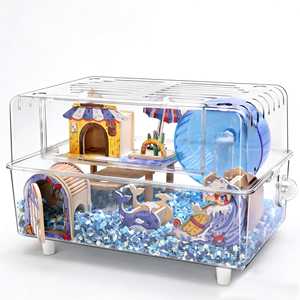 Cage à hamster spacieuse et luxueuse, multifonctionnelle, au design original et tendance - Product Image 1