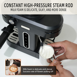 Mini <span class=keywords><strong>Machine</strong></span> à Café Espresso Semi-Automatique à Grains pour la Maison <span class=keywords><strong>avec</strong></span> <span class=keywords><strong>Broyeur</strong></span> - Product Image 4