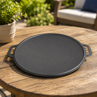 Brasero portable en fonte pour feu de charbon et bois, 10000-14999 BTU, pour la cuisson de viande rôtie, accessoire de cuisine extérieure