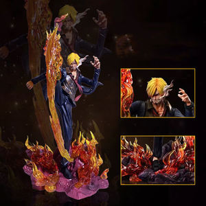 Figuras De Ones Pieced WF <span class=keywords><strong>Vinsmoke</strong></span> <span class=keywords><strong>Sanji</strong></span> Chapeau De Paille Groupe Démon Vent Pieds 3 Modèle Principal Jouets Action Figure Ornements - Product Image 2