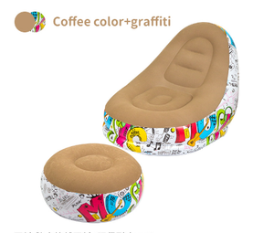 Nuevo Sofá Inflable Lazy Color, Sofá Plegable con Revestimiento Flocado, Sofá Cama Inflable Rápido, Uso Interior y Exterior - Product Image 3
