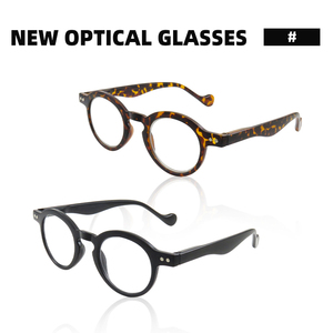 Mode Vintage rond mise au point unique unisexe PC cadre léger presbytie bleu lumière bloquant femmes hommes lunettes de lecture - Product Image 2