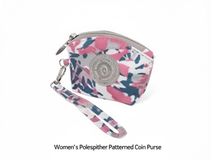 Portamonete da donna con fantasia e cinturino da polso, mini chiusura a cerniera - Product Image 1