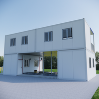 Kit préfabriqué petite maison préfabriquée conteneur de bureau préfabriqué maison modulaire conteneur bar maison modulaire