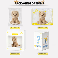 Peluche Lion Mignon pour Machine à Pinces, Jouet Personnalisable avec Logo, ODM OEM, Cadeau Anniversaire, Fêtes, Usage Quotidien