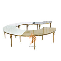 Chaises de mariage empilables modernes en métal doré et blanc, en acier inoxydable, de luxe pour événements, hôtels, salles à manger, banquets et fêtes