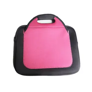 नवीनतम फैशन कस्टम 12.7 "neoprene कंप्यूटर लैपटॉप आस्तीन बैग हैंडल के साथ