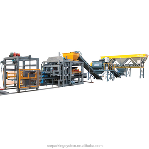 Máquina automática QT5-15 para fabricar bloques de muros de contención entrelazados, con bomba hidráulica PLC y motor de caja de engranajes, máquina para bloques huecos en venta - Product Image 1