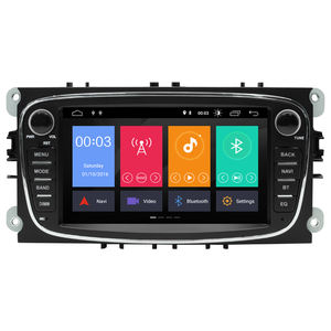 Xonrich Black-autoradio Android, 1 go/16 go, Navigation GPS intégrée, 2 DIN, lecteur pour voiture <span class=keywords><strong>Ford</strong></span> <span class=keywords><strong>Focus</strong></span> <span class=keywords><strong>ll</strong></span> (2008 — 2011) - Product Image 1