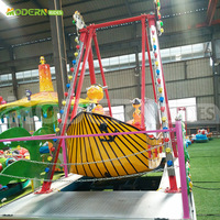 Manège portable Mini Bateau Pirate stable pour attractions de fête foraine mobile