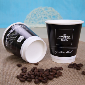 באיכות גבוהה מותאם אישית קפה כוסות חד פעמי חם לשתות כוסות vaso קפה גביע שחור - Product Image 4