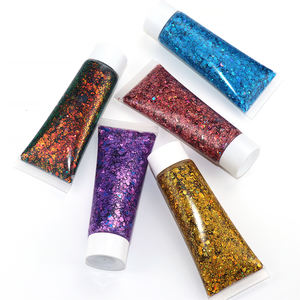 GP Private Logo Vegan Holographic Shimmer Chemical Eyeshadow <span class=keywords><strong>Glitter</strong></span> Waterproof Highly Pigmented 9 Color Chunky <span class=keywords><strong>Glitter</strong></span> Eye - Product Image 4