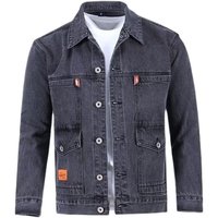 Veste de travail en jean respirante pour hommes, combinaison de protection pour les chantiers de construction et les travaux de soudage - Durable et résistante à l'abrasion