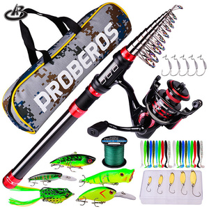 1.8m-3.6m Fishing Rod and <strong>Reel</strong> Combo Spinning Fishing <strong>Reel</strong> and Spinning Rods Fishing Line Lure Bag <strong>Hooks</strong> Full Set - Product Image 1