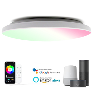 Tuya <span class=keywords><strong>Wifi</strong></span> + BLE Vòng Trần đèn 300mm 24W RGB + CW với điện thoại ứng dụng điều khiển - Product Image 2