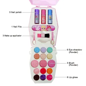 Cosmetici Young Beauty Girls Play Game Set Kit Toy Girls Kids Makeup Toys