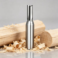Fraise droite en PCD ultra-précise à haute dureté 55HRC, résistante à l'usure, 3 cannelures, TCT, pour CNC, OEM/ODM disponible