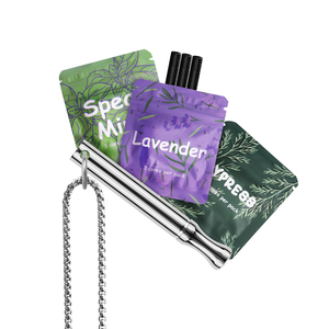 Autismo salute mentale comportamento calmante in acciaio inox respiro sonno ansioso preoccupazione collana ansia donne con bocchino - Product Image 2