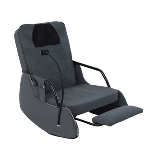 Reclining Massage Chair With Neck And Waist Massager Heat Therapy Multi Point Massage All Pu Material One Piece Design - Product Image 1